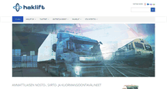 Desktop Screenshot of haklift.com